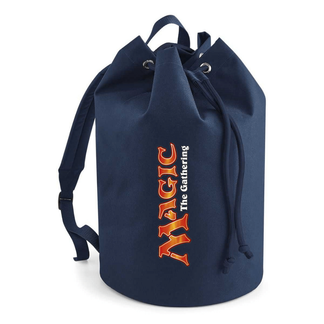 borsa a sacco blu navy angolo nerd