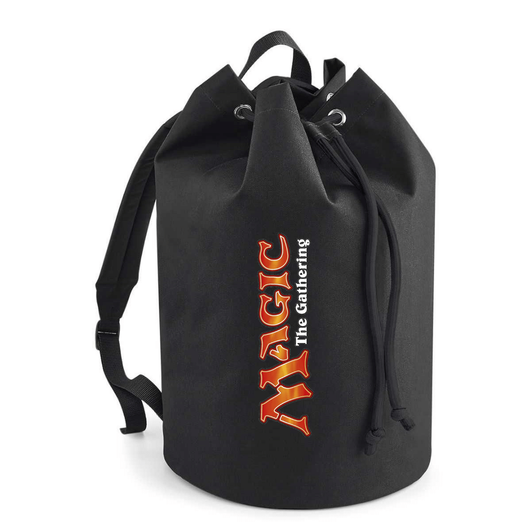 borsa a sacco nera angolo nerd