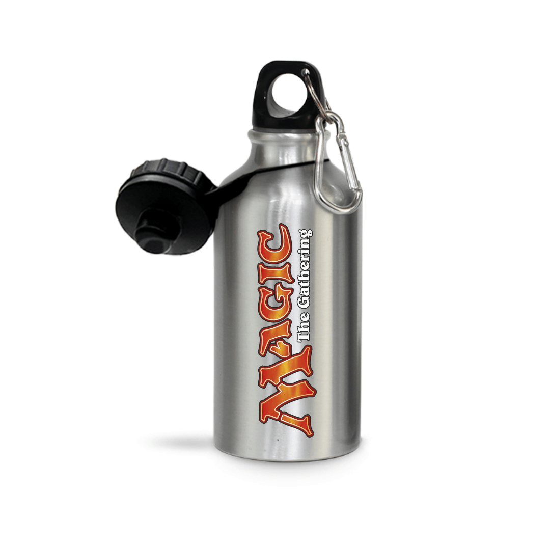 borraccia personalizzabile argento angolo nerd