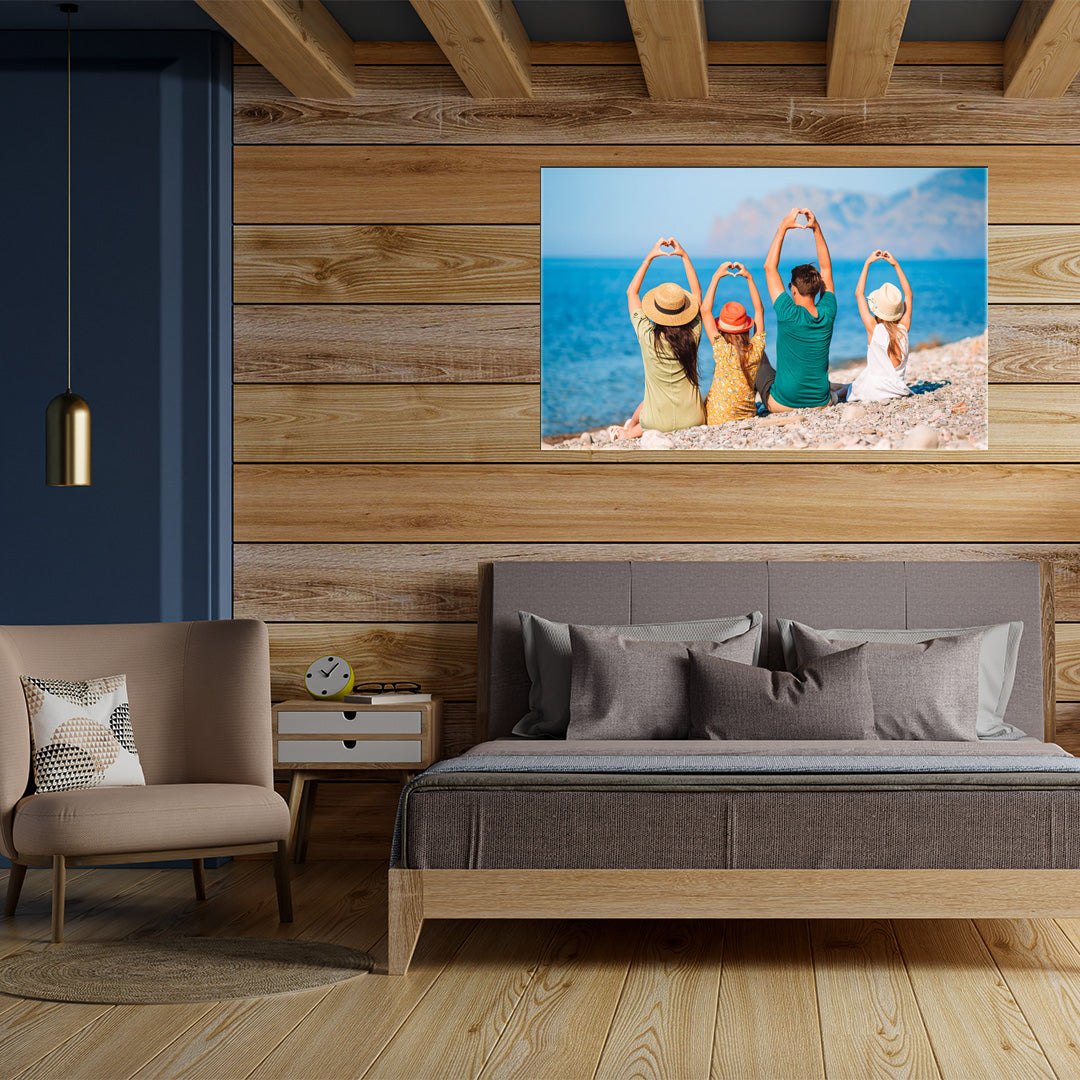 canvas stampa su tela Officine 00 famiglia mare