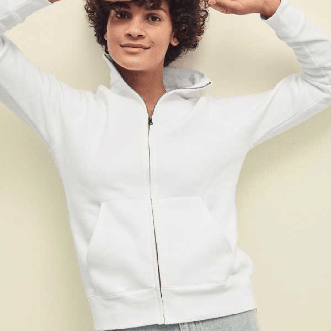 Felpa Zip Senza Cappuccio Unisex