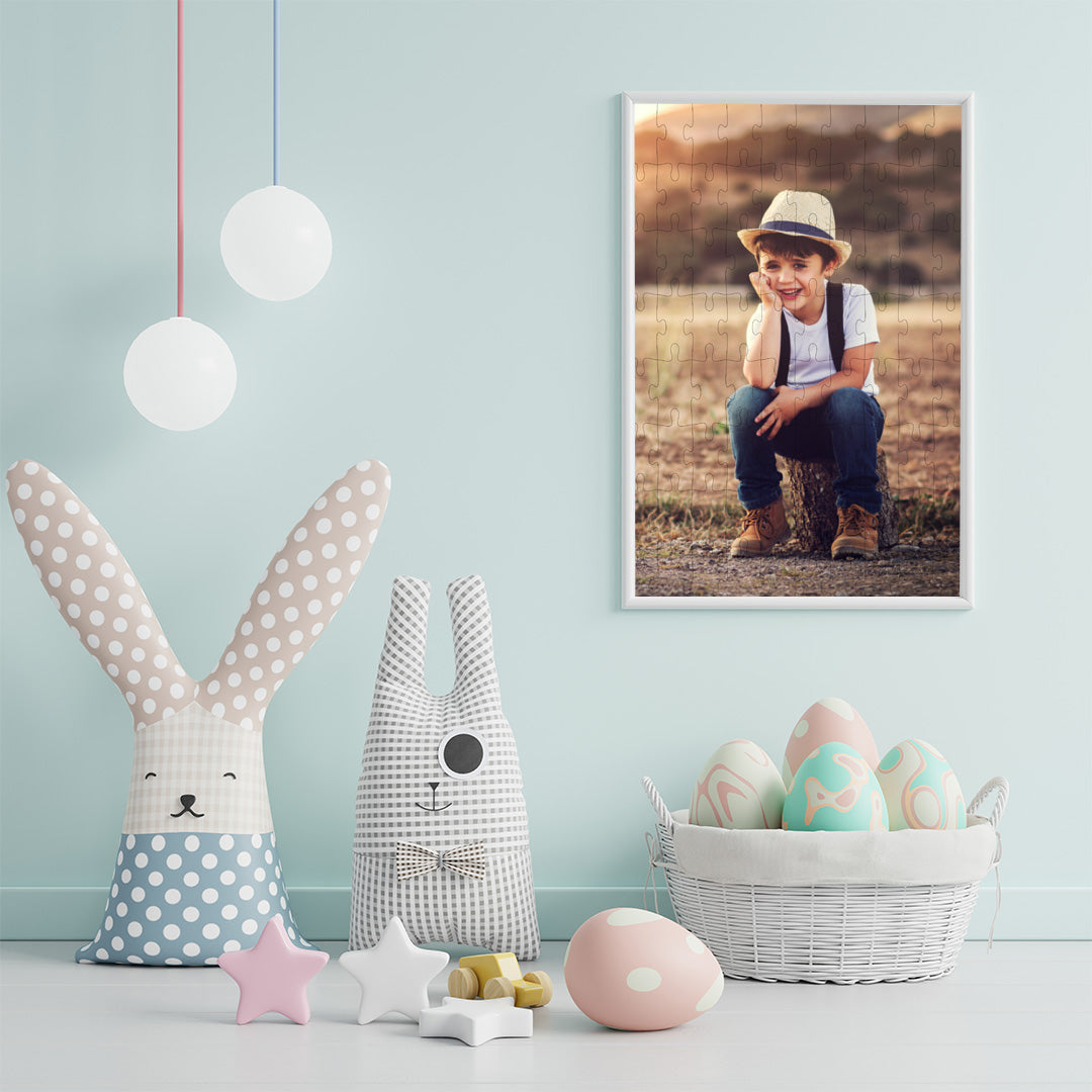 Foto a Puzzle Officine 00 bambino in campagna